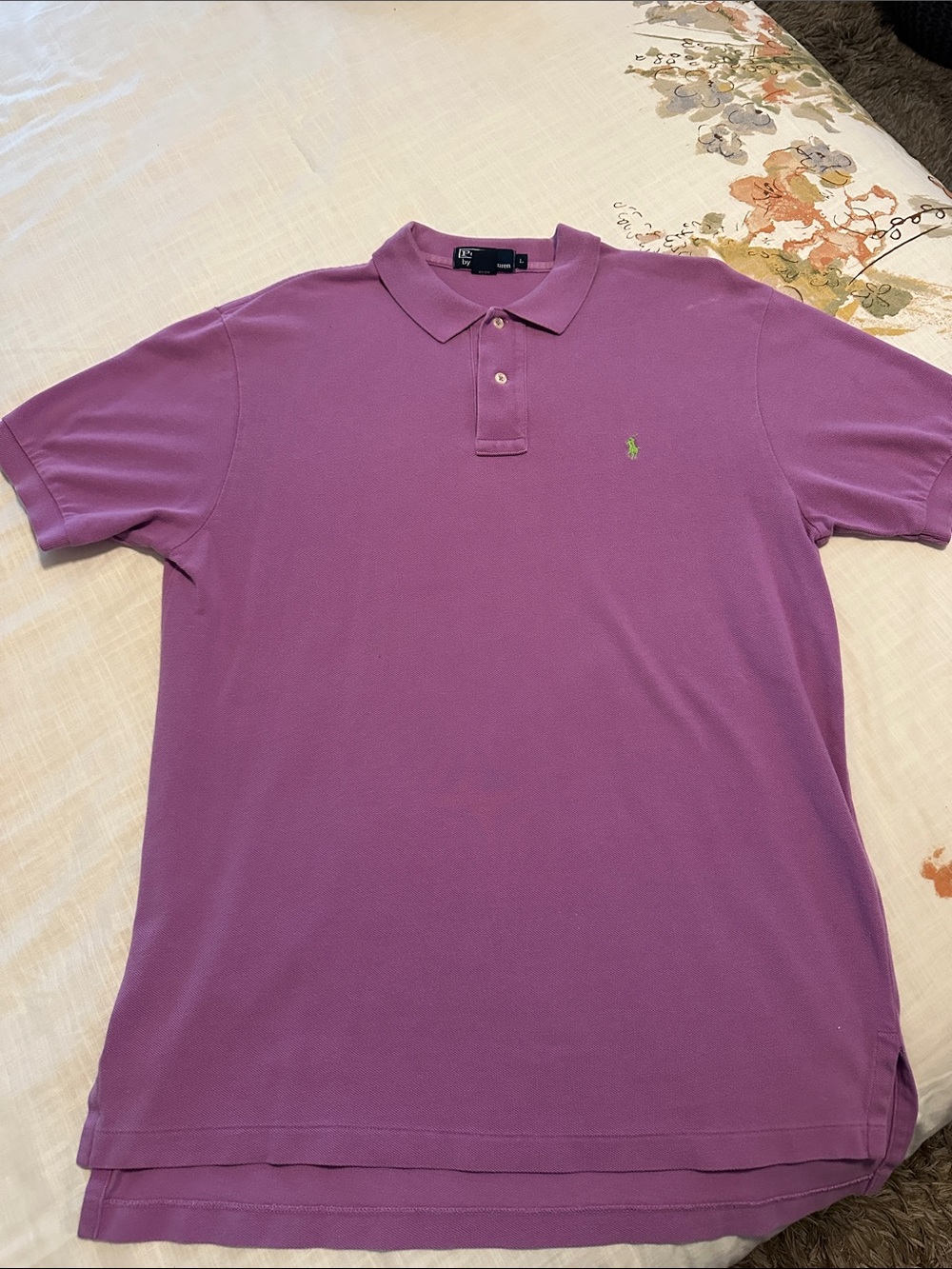 Ralph Lauren Men’s Lavender Polo with Green Pony